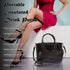 Black Croc Drink Purse Insulated with Bladder Bag